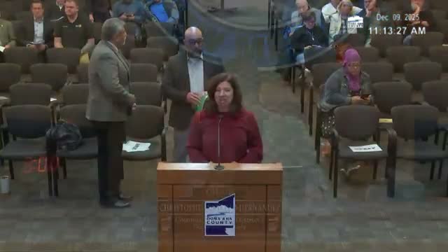 Doña Ana County hears operational plan and pro forma for Motel Boulevard transitional supportive housing project