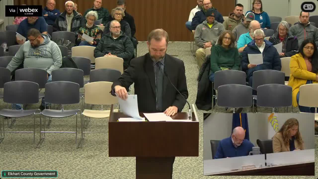 Elkhart County commissioners approve contractor agreements, OpenGov permitting software task order and open bids for Prairie Creek Run