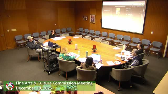 Commission discusses water‑tower mural options, contractor estimates and artist pay