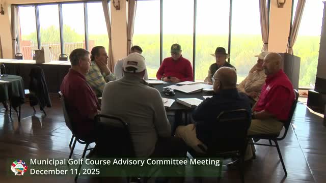 Committee reviews pricing, cart capacity, memberships and tech upgrades for course operations