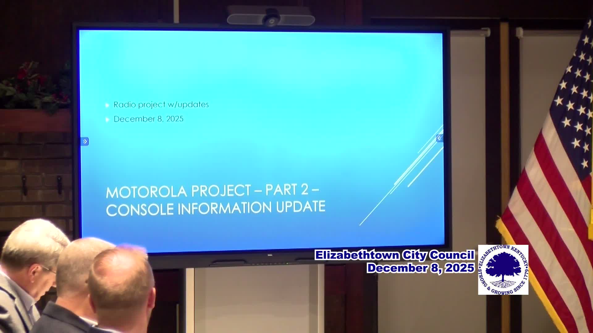 Elizabethtown council authorizes mayor to sign Motorola contract, advancing city toward primary 911 dispatch