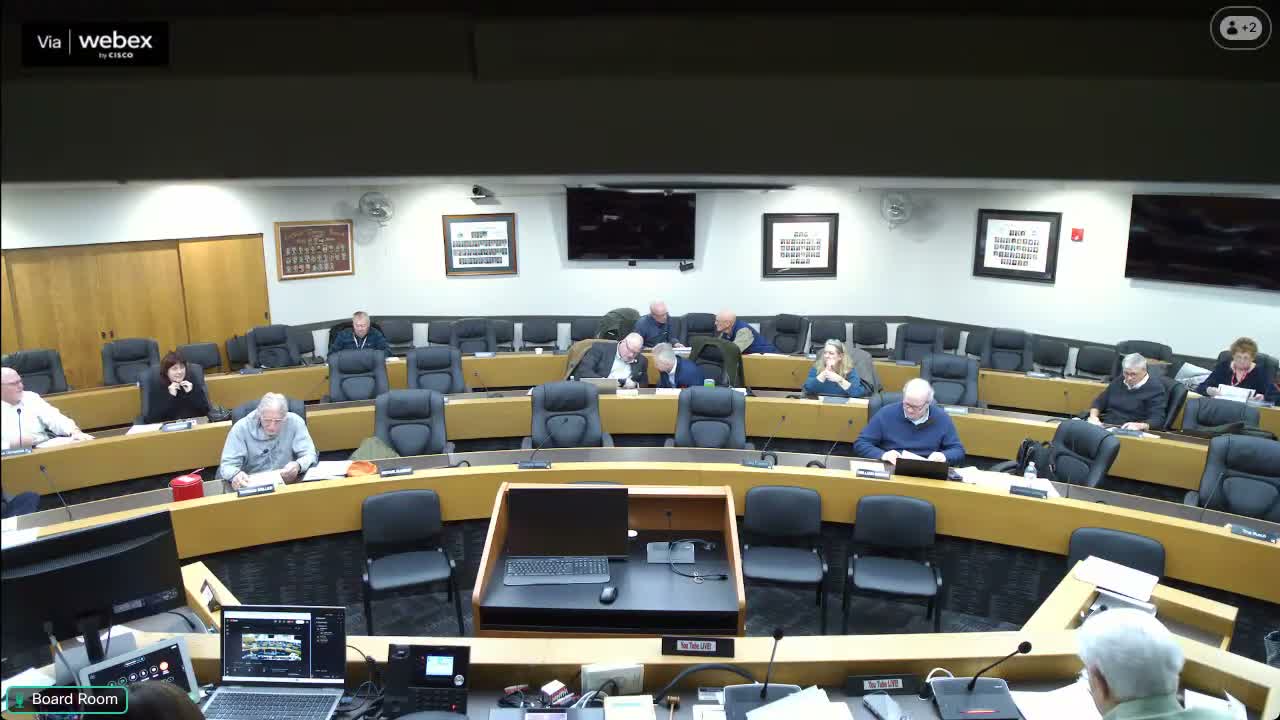 Board moves into executive session to discuss reserves and possible litigation after monthly reports