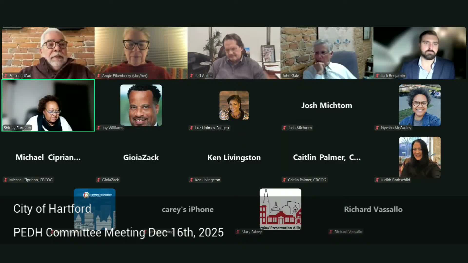 Committee forwards a slate of appointments for Hartford boards and commissions