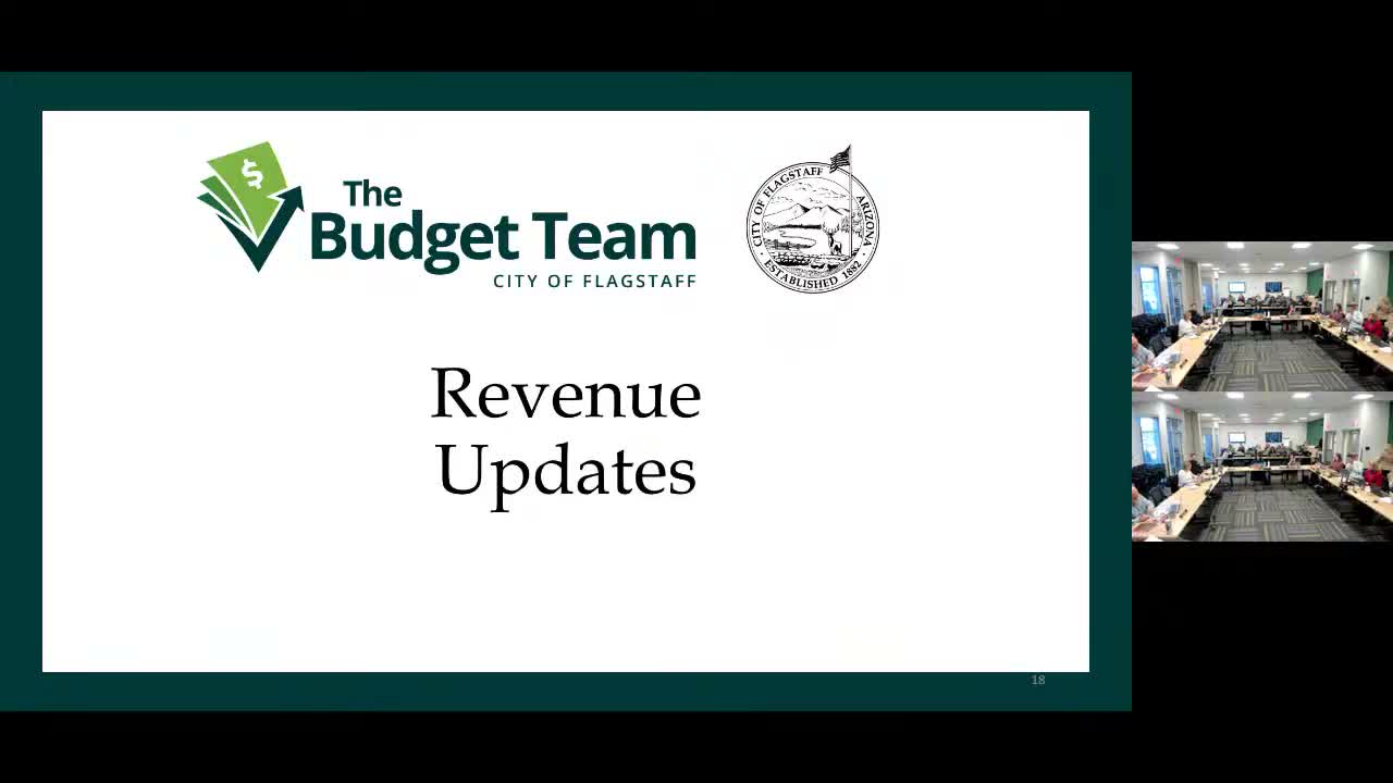 Flagstaff budget retreat: staff warn of near-term revenue softening, propose higher recession-trigger threshold