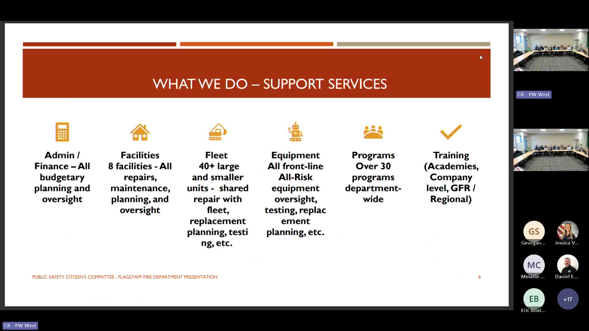 Flagstaff fire leaders outline $43 million capital ask and large ongoing staffing shortfall tied to 2029–30 timeline