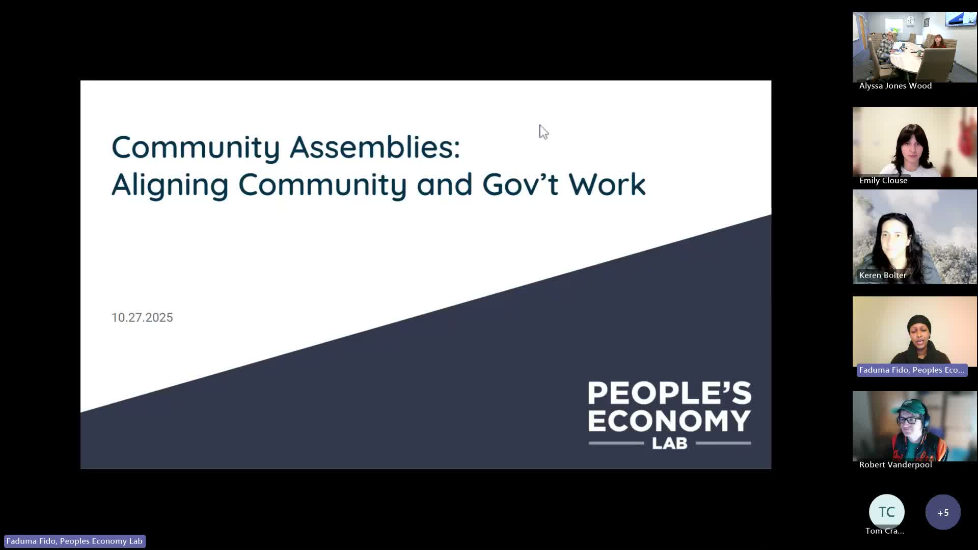 People's Economy Lab urges multi‑session community assemblies as a route to durable climate policy