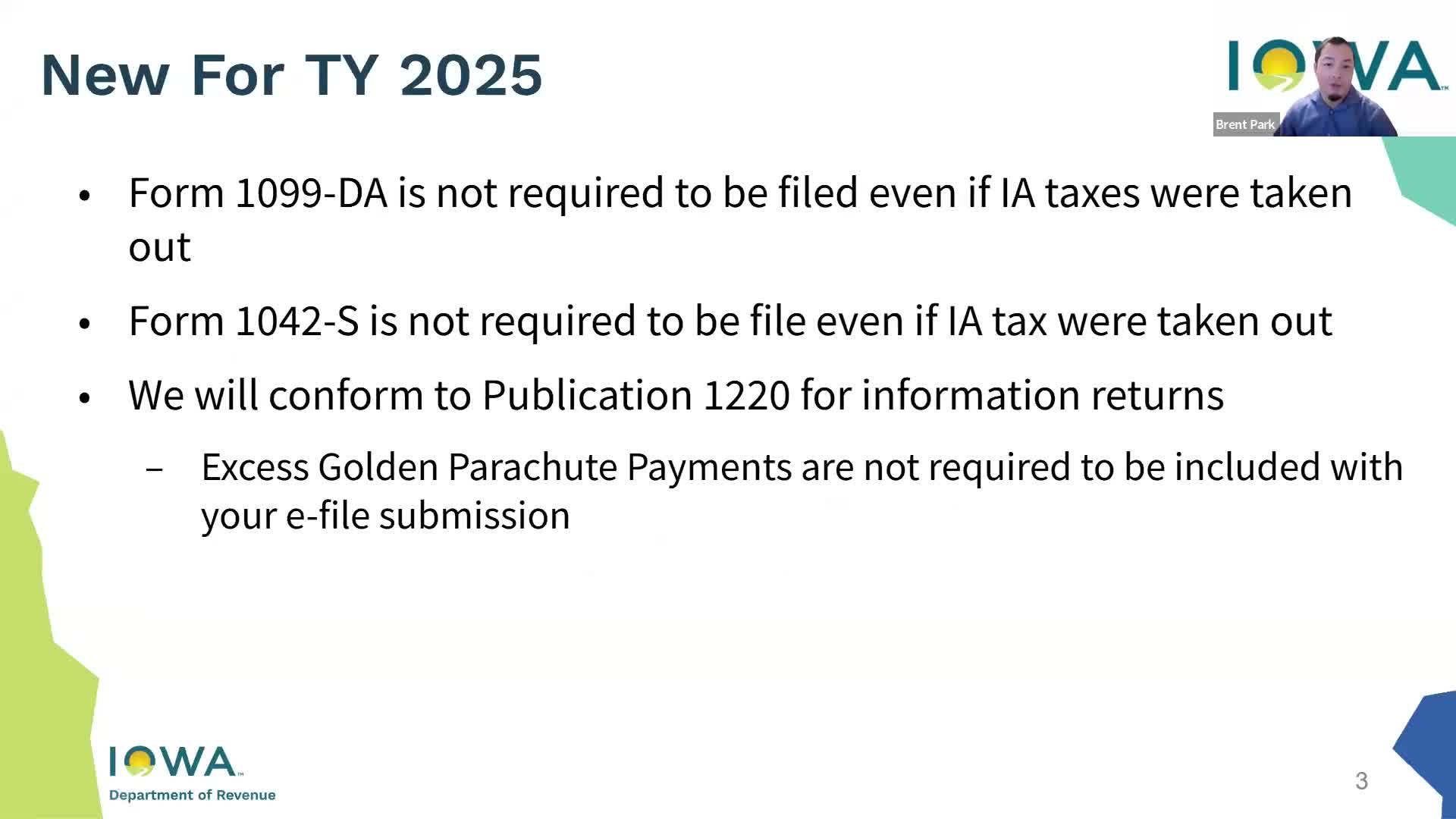 Iowa Department of Revenue outlines 2025 electronic filing rules, deadlines and penalties for W‑2s and 1099s