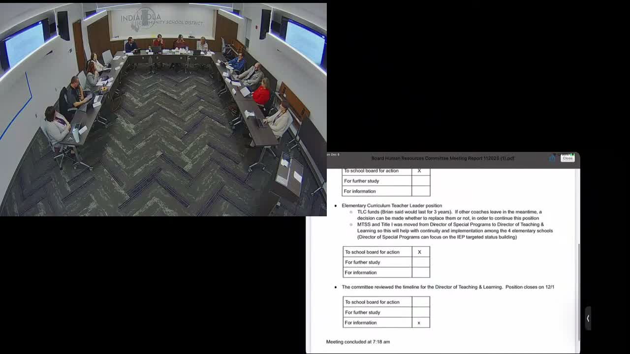 Indianola committee outlines special‑education sign‑on bonus to attract teachers