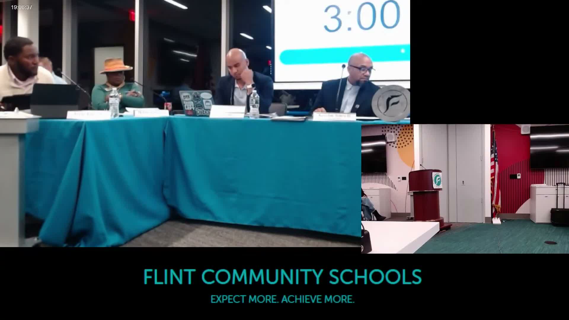 Flint board authorizes emergency repairs after heating failure at Southwestern; Northwestern cleanup and temporary systems detailed