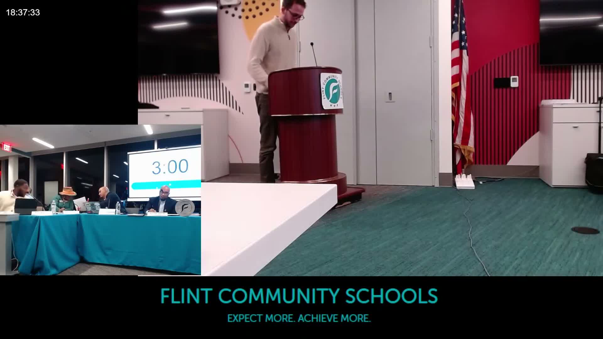 Residents press board to preserve historic Flint Central; trustees debate reconsideration after prior vote