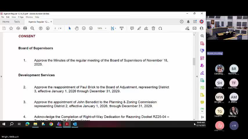 Cochise supervisors approve consent items, liquor license, grants and bridge scoping IGAs