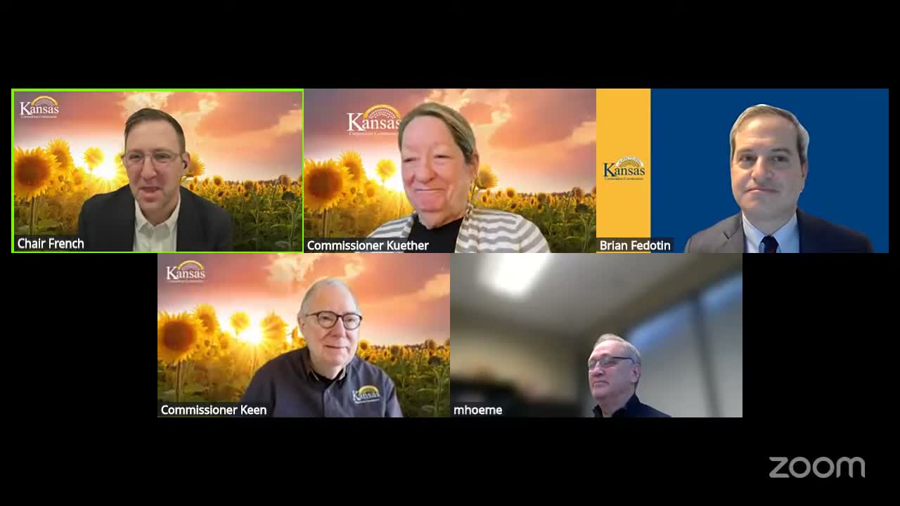 Kansas Corporation Commission approves consent agenda and three transportation penalty orders