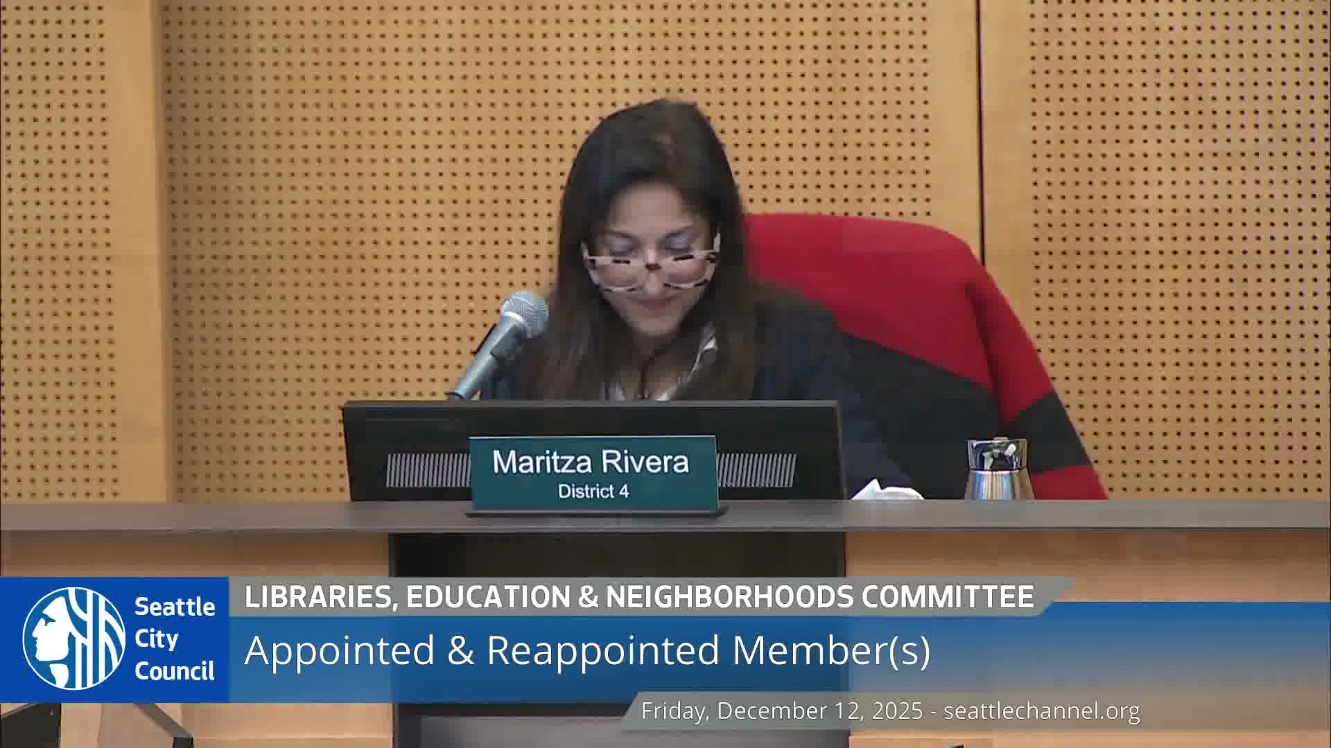 Committee recommends reappointment of Duane Chappell to lead Seattle's Department of Education and Early Learning