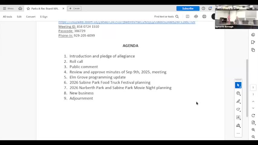 Parks & Recreation board approves spring movie night with food trucks, sets fall movie at Narberth Park