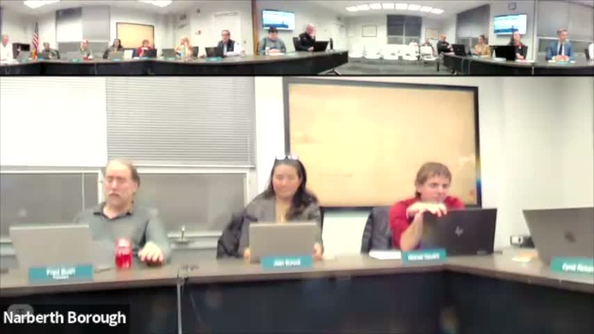 Narberth council votes to advertise ordinance to raise earned‑income tax to 1%; special meeting set Dec. 1