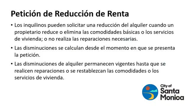 How to seek rent reductions, file excess-rent claims and what protections exist against eviction in Santa Monica