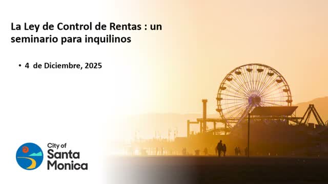 Santa Monica staff walk tenants through rent-control rules, fees and new cap on deferred increases