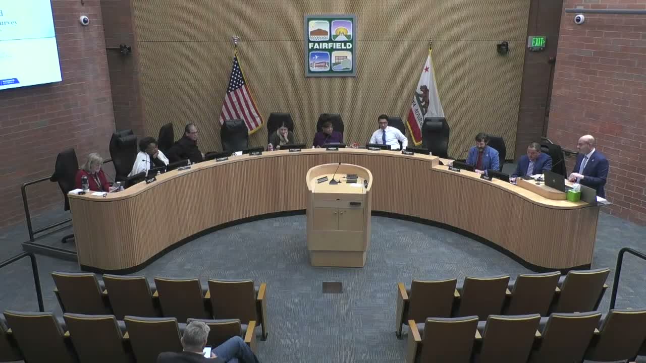 Survey finds narrow majority support for possible Fairfield general‑purpose sales tax; council weighs outreach