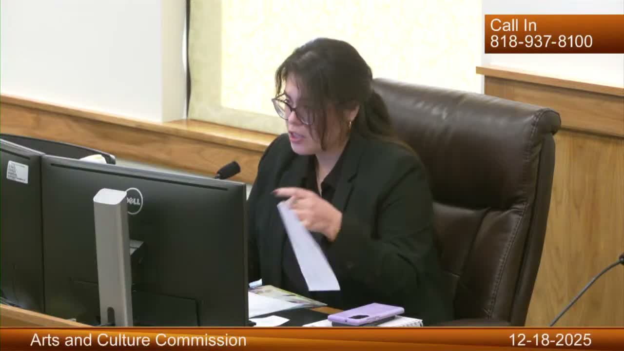 Arts Commission appoints two members to student-selection committee; interviews set for Jan. 12–13