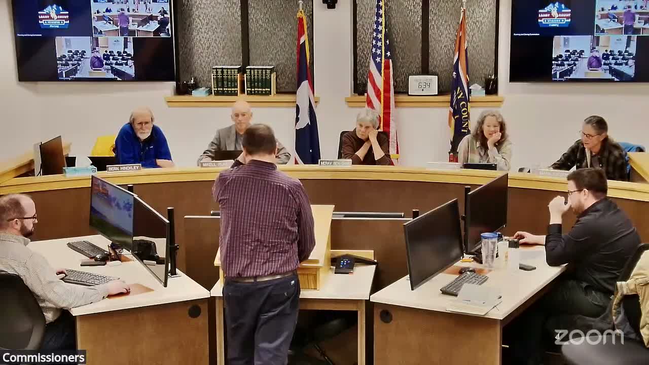 Albany County planners weigh new livestock definitions and fencing rules to reduce subdivision conflicts