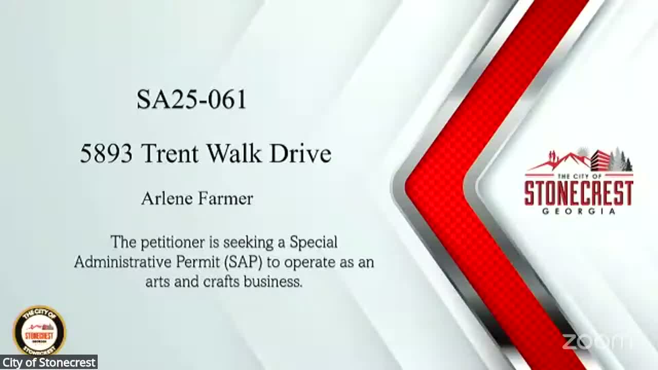 Stonecrest artist seeks home-occupation permit for arts-and-crafts studio