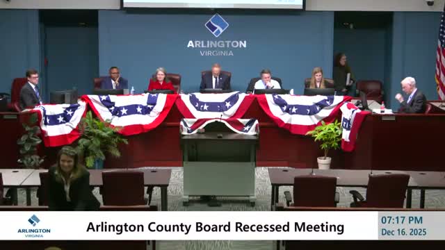 Arlington Board directs manager to craft FY2027 budget amid revenue shortfalls