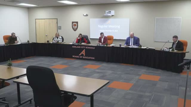 Ashland City School Board approves consent calendars, library trustee reappointment and 2026–27 calendar; votes to enter executive session