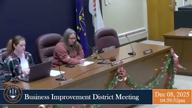 La Porte City board approves claims, removes State Street bench and reviews snow‑removal coordination