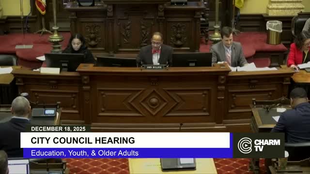 Baltimore committee hears hours of testimony on proposed Children and Youth Fund overhaul
