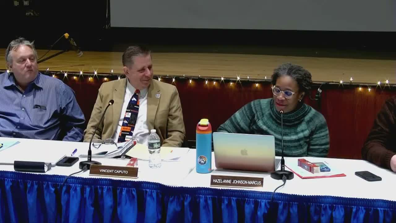 Board approves minutes, personnel, finance, policy and curriculum items in unanimous roll-call votes