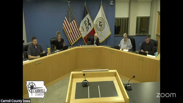 Carroll County approves two drain repairs, grants permit for overhead power line