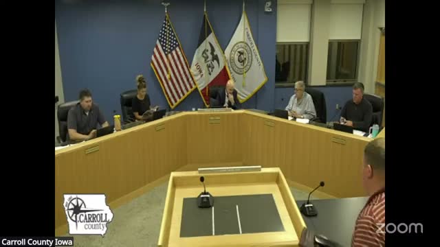 Carroll County approves $274,428.72 in payables; board discusses Merchants Park funding and budget steps