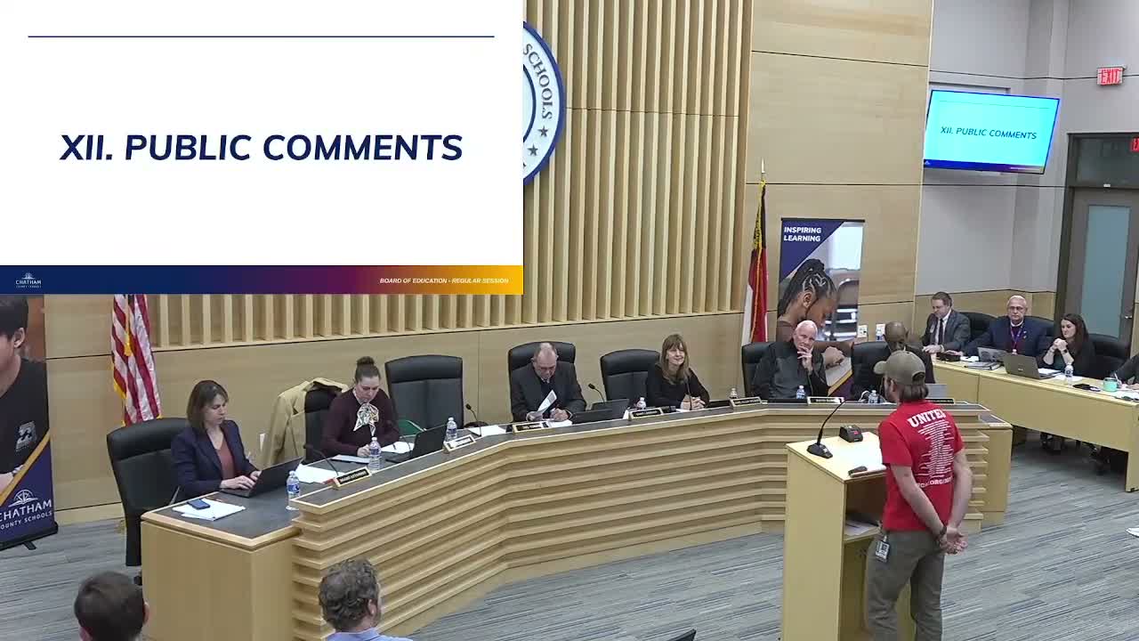 Parents, teachers and classified staff urge Chatham County Schools to seek $2 hourly raise