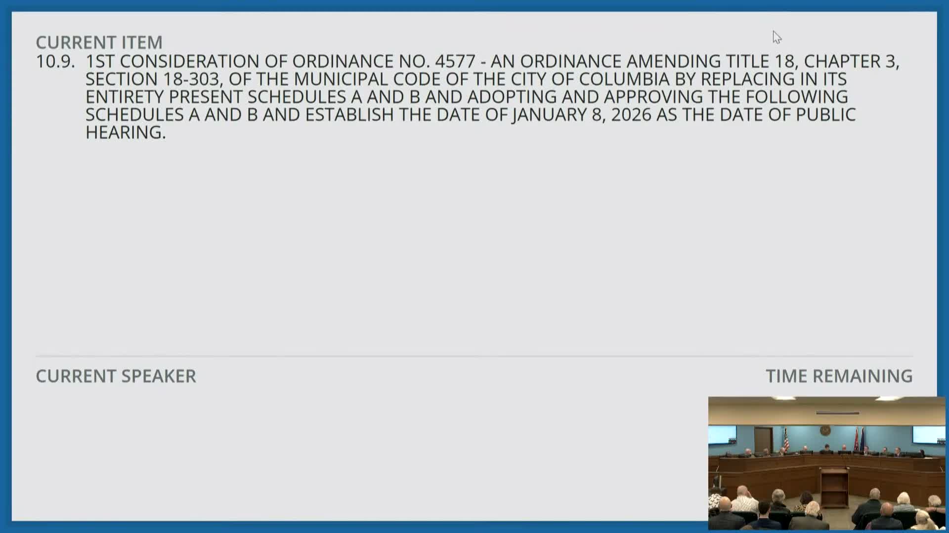 Columbia council approves first reading of CPWS rate action tied to proposed downstream intake after heated public hearing
