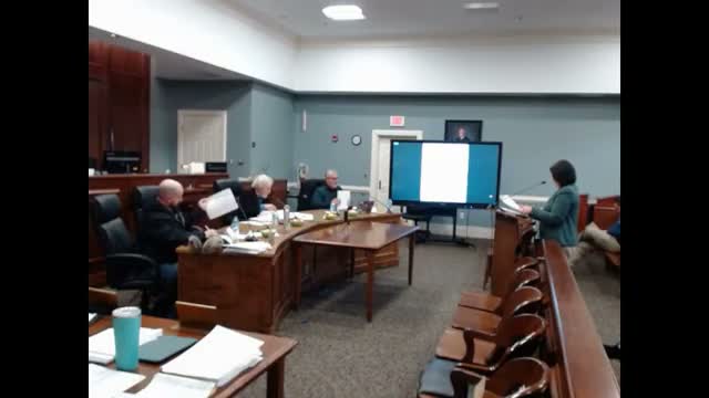 County administrator updates board on DSS site work, opioid grant and family assistance totals