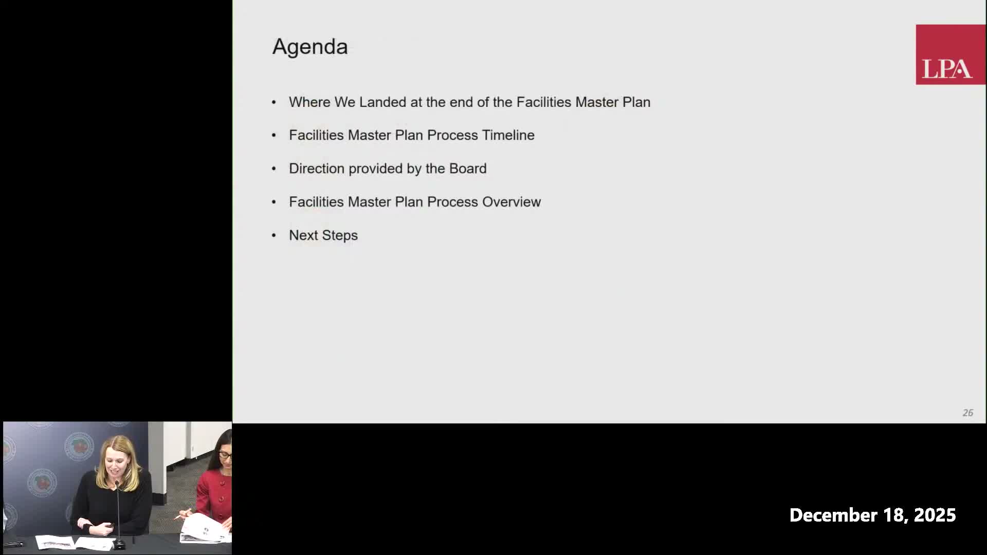 Board reviews decade-old Facilities Master Plan: LPA cites a nearly $1 billion needs list and calls for updated funding strategy
