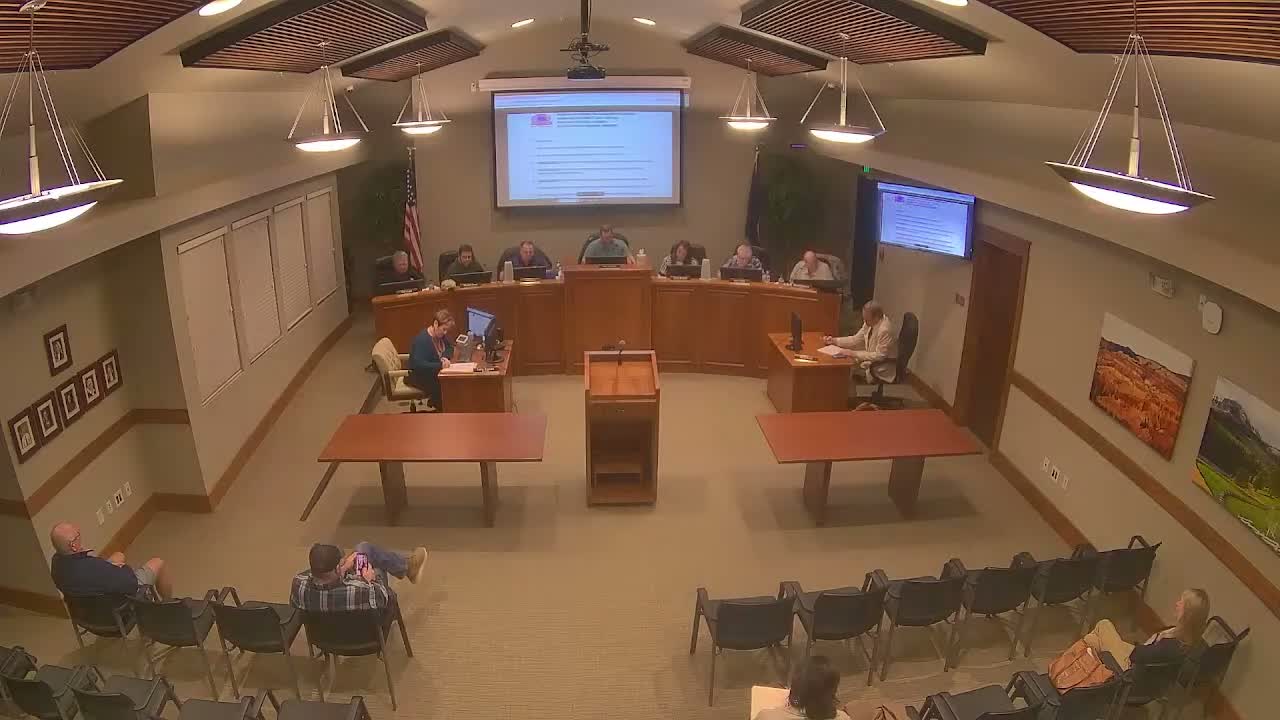 Parowan planning commission tables decision on typical roadway sections pending fire and public-works input