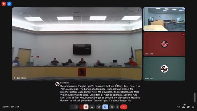 Board member objects to investigatory process; board votes to enter executive session under Ohio law