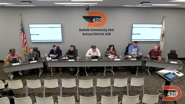 DeKalb CUSD 428 adopts 2025 tax levy after board debate over timing and reserves