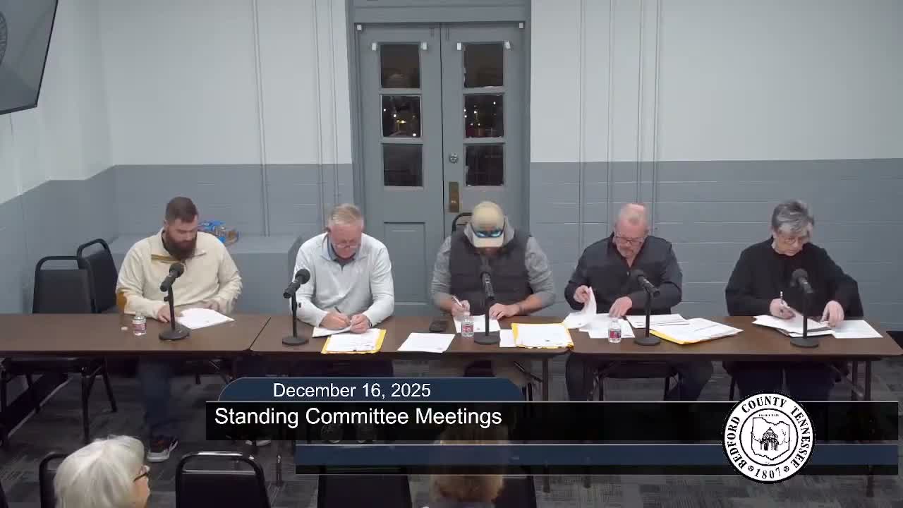 Bedford County property committee reviews completion of 24 school and county facility projects in 2025