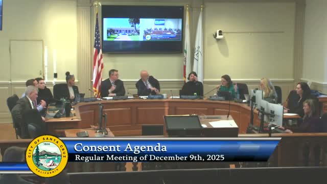 Santa Cruz council approves consent items, moves forward on financing and governance; mayor recuses on one item