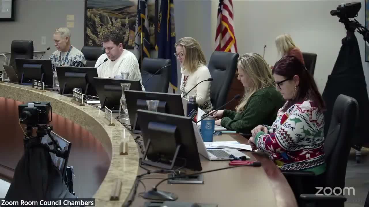 Council adopts code changes on EV charger circuits, special‑events liquor, speed limits and franchise addendum