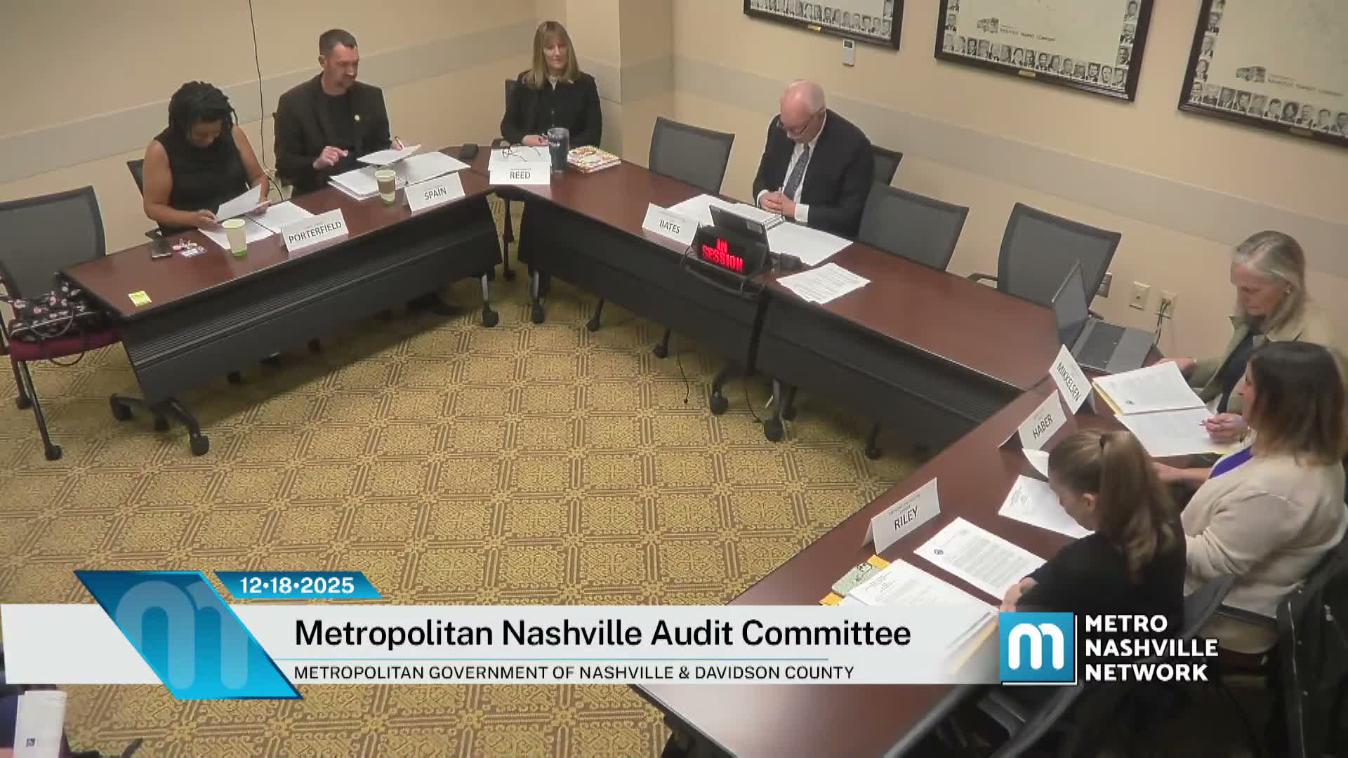 Audit Committee accepts draft ACFR with minor edits; hospital audit miscommunication addressed