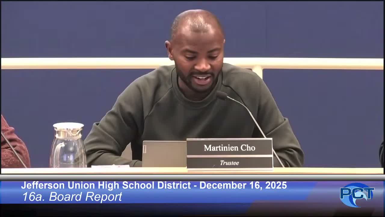 Trustee announces resignation; board honors outgoing president Jerome Gallegos and trustee Martineen Cho