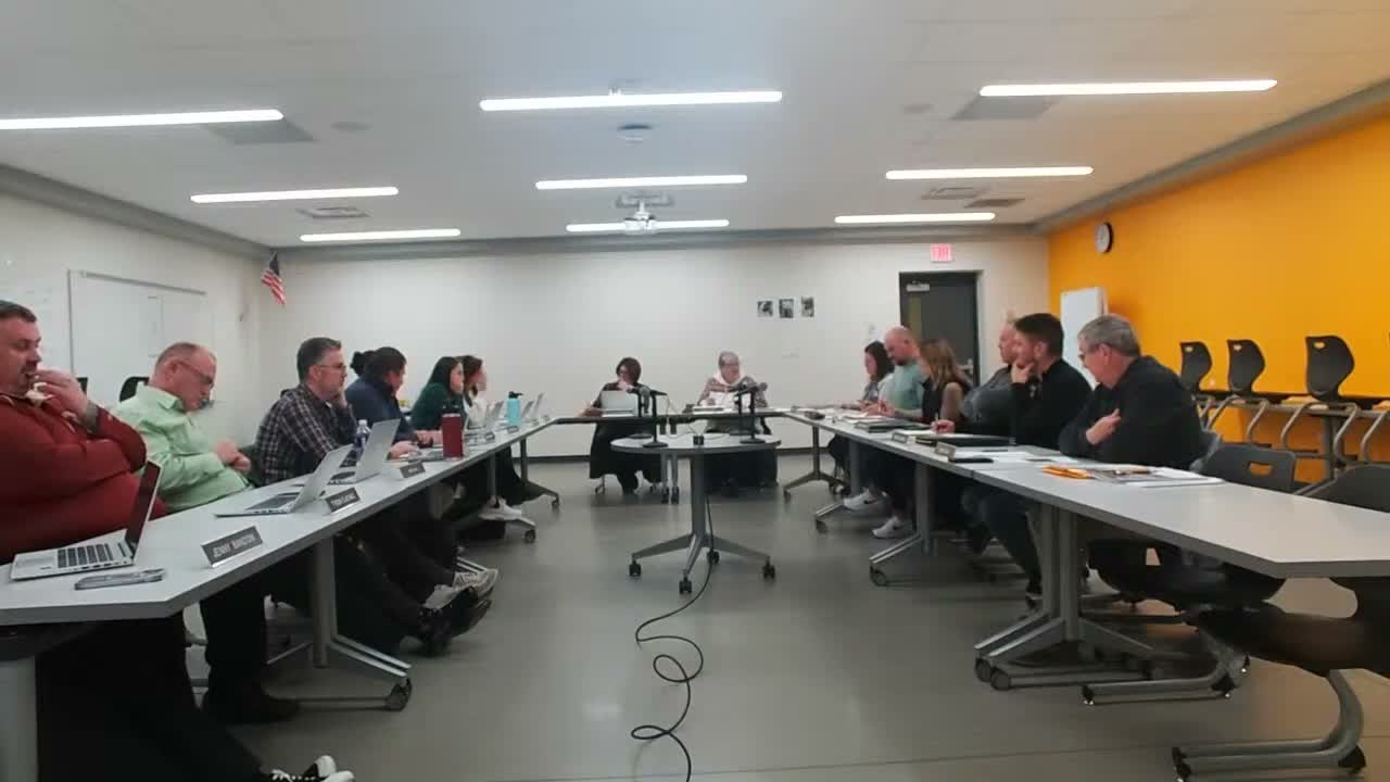 Board approves calendar change, communications contract, playground donation and naming recommendation; several routine items carried