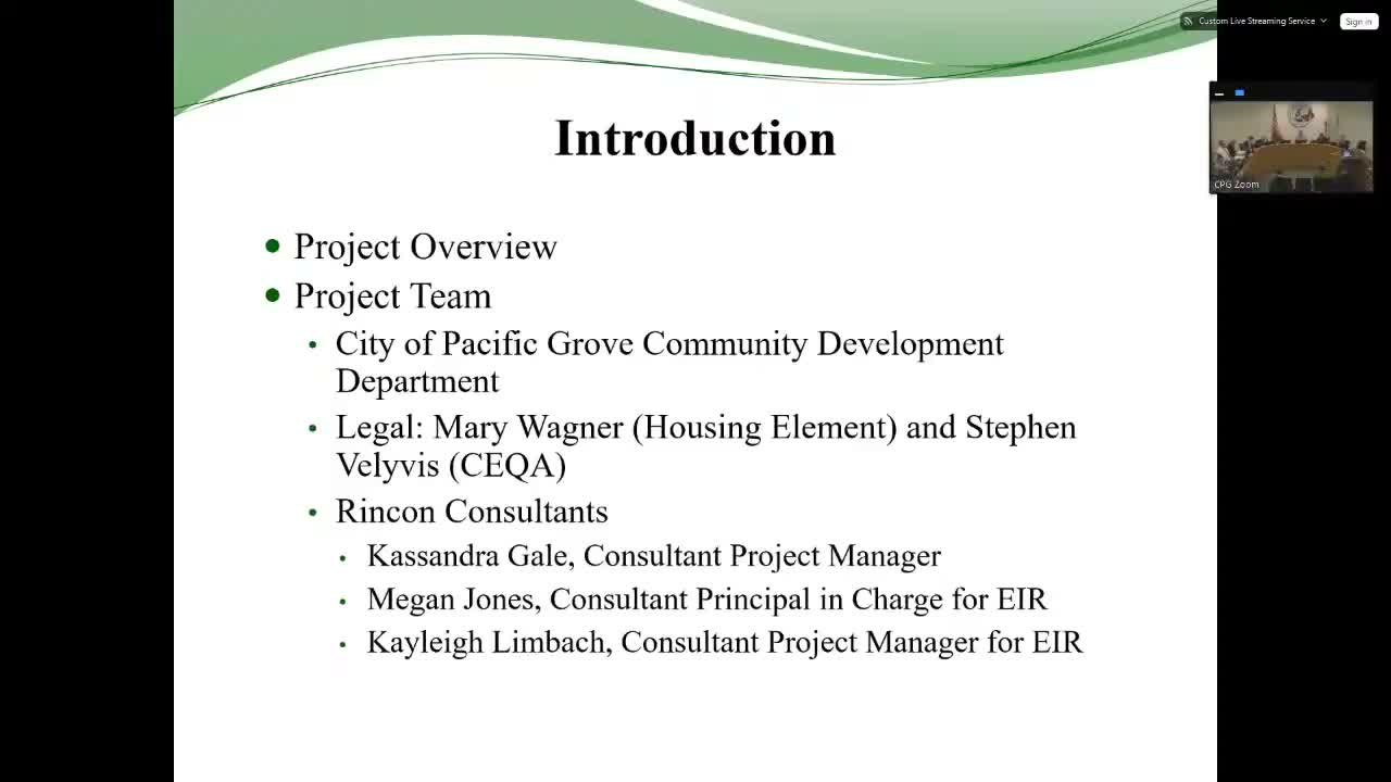 Pacific Grove adopts 2023–2031 housing element, certifies EIR amid neighborhood opposition