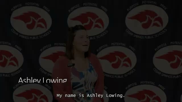 Cedar Springs instructional coach Ashley Lowing outlines experience and goals