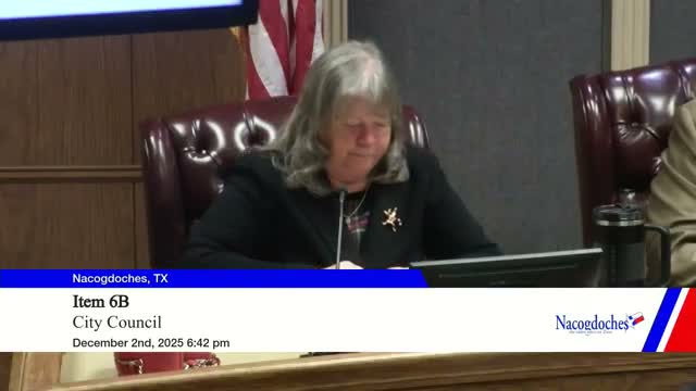 Nacogdoches council accepts downtown implementation strategy and votes to pursue EDA funding for parking garage