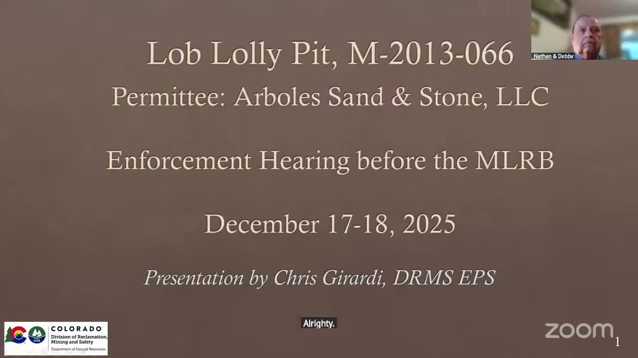 Mined Land Reclamation Board orders forfeiture of Sand and Stone bond and revokes Loblolly Pit permit