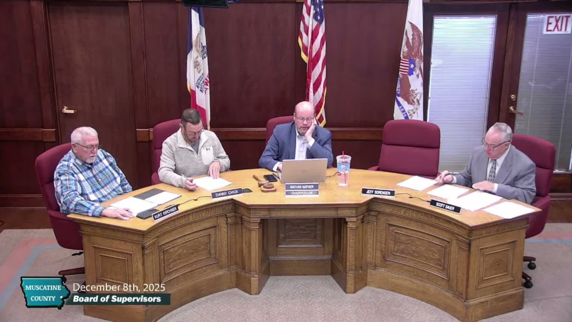 Muscatine supervisors appoint ad hoc committee to recommend county attorney replacement